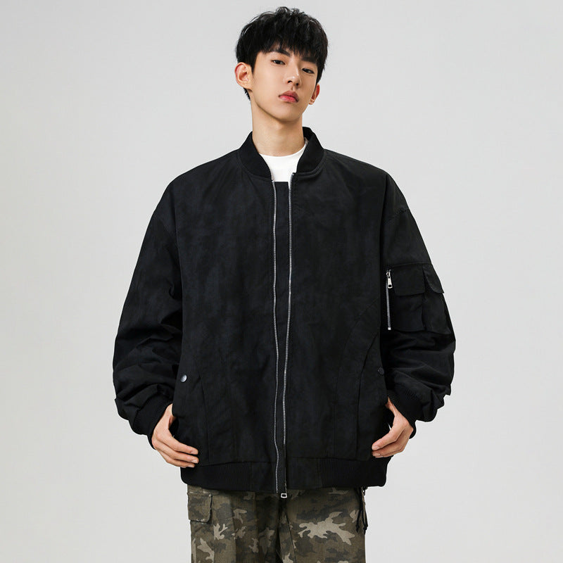 Retro Bomber Jacket for Men Women
