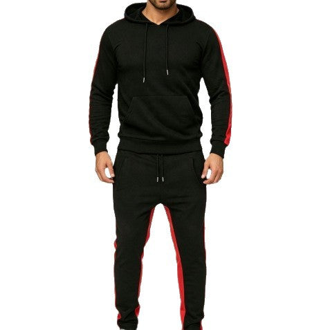 Men's Minimalist Trendy Hooded Jacket Casual Sportswear Set