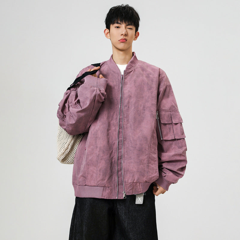 Retro Bomber Jacket for Men Women
